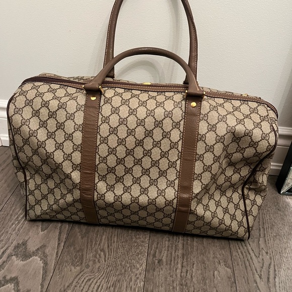 Authentic Gucci Boston Monogram Duffel Bag - Picture 2 of 9